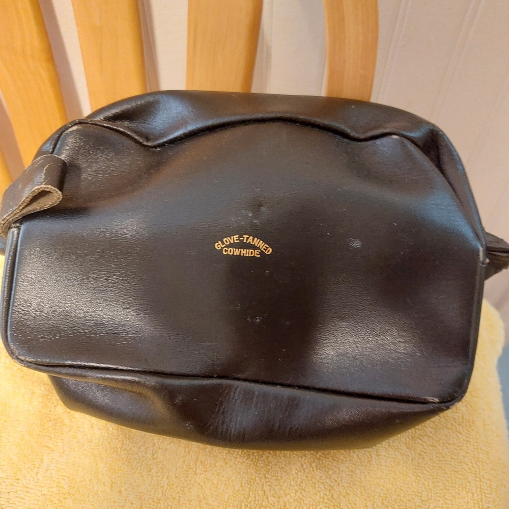 Vintage Cowhide Toiletry Bag